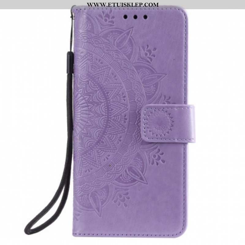 Etui Folio do Moto G50 Mandala Słońca